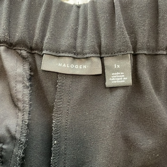 Halogen Nordstrom Brand size 1X black wide leg slacks - Picture 6 of 7